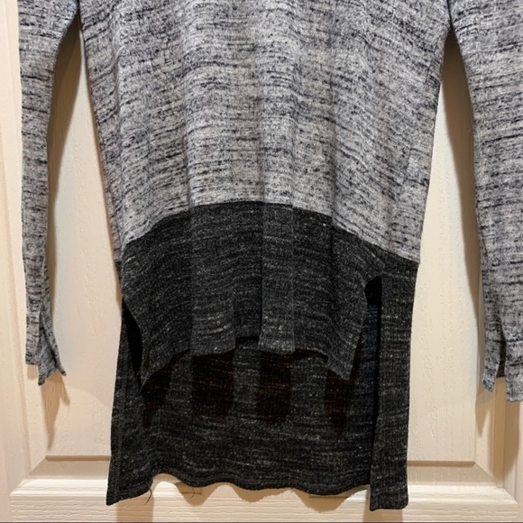 ANTHROPOLOGIE Blocked Heathered Pullover Top New - Picture 6 of 8